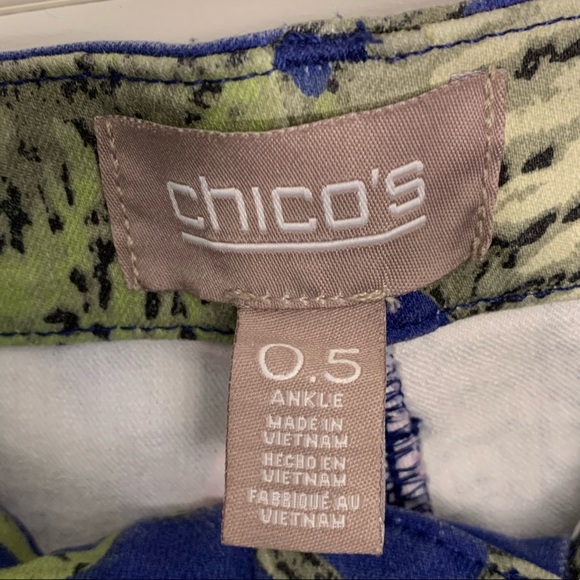 CHICO’s print pants size 30 - Picture 5 of 12